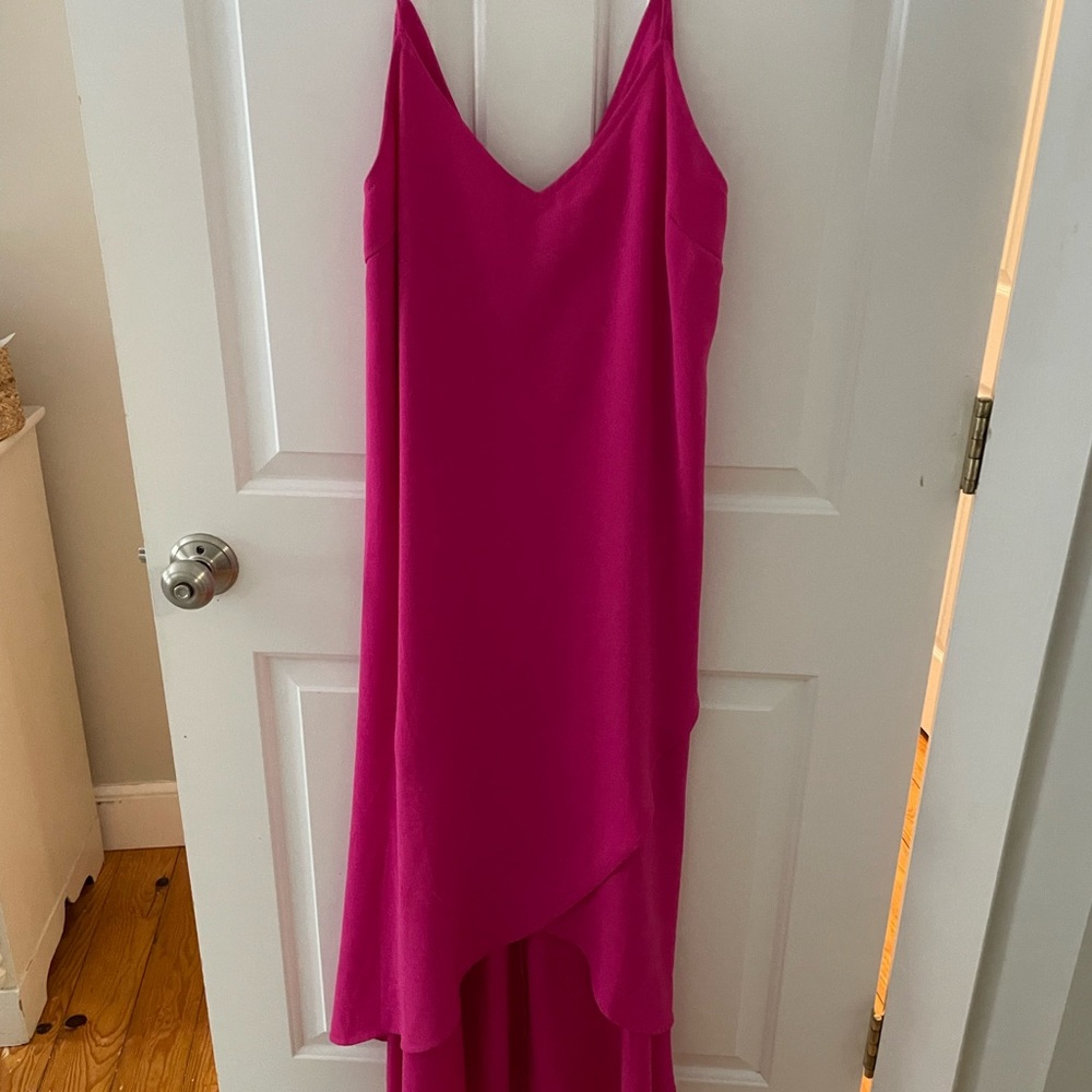 Elegant Pink Sleeveless Dress